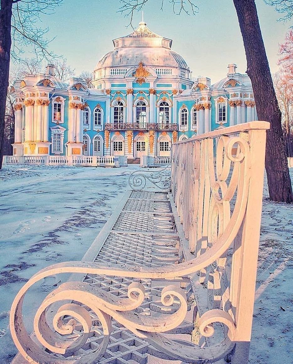 Пушкин Царское село Питера зимой