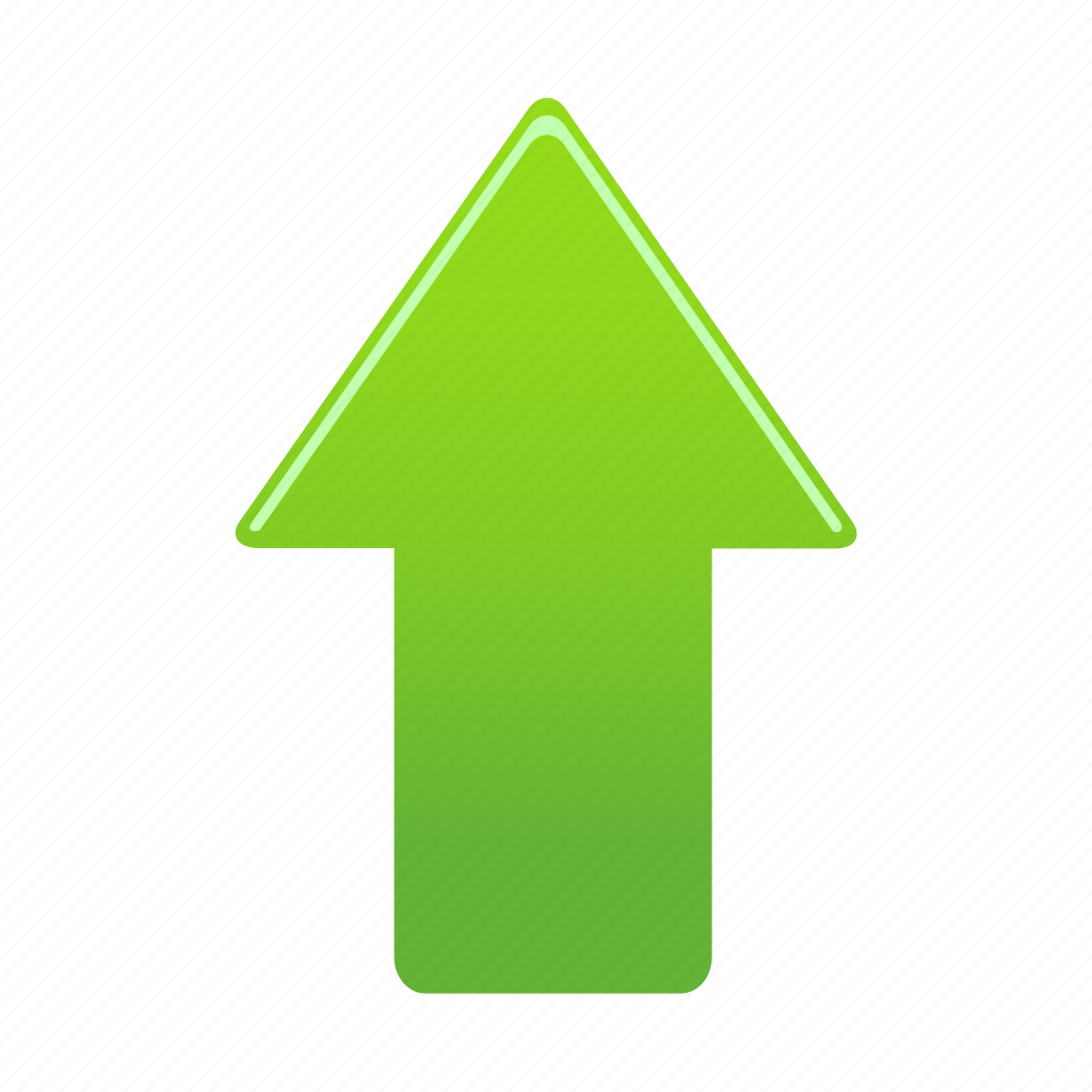 Кривая стрелка вверх