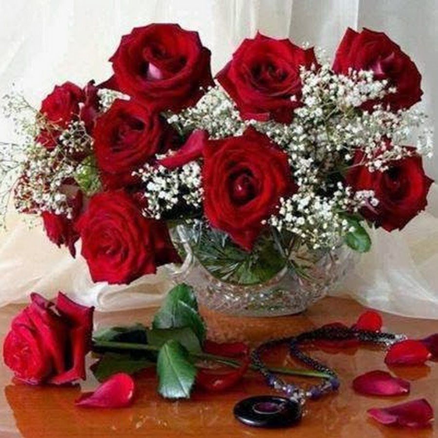 Корзинки цветов с пожеланиями