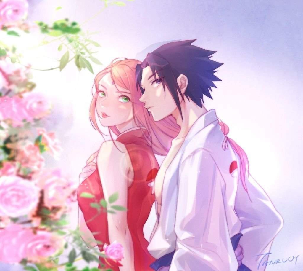 Аниме Наруто Саске и Сакура