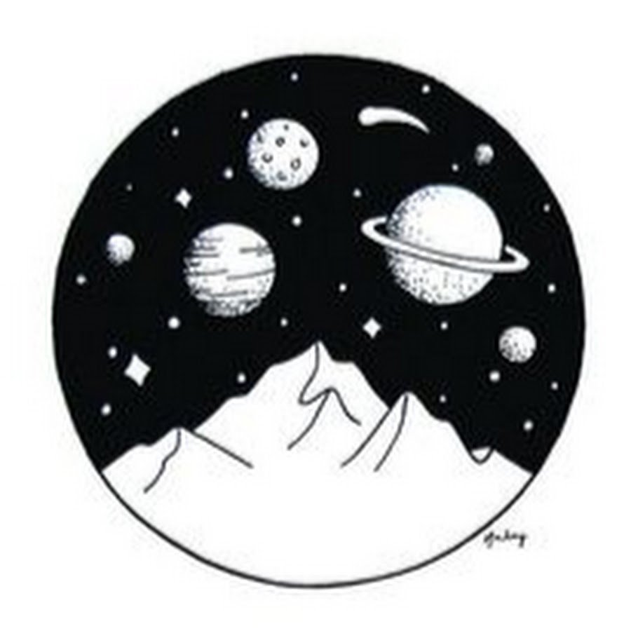 Рисунки планет для срисовки