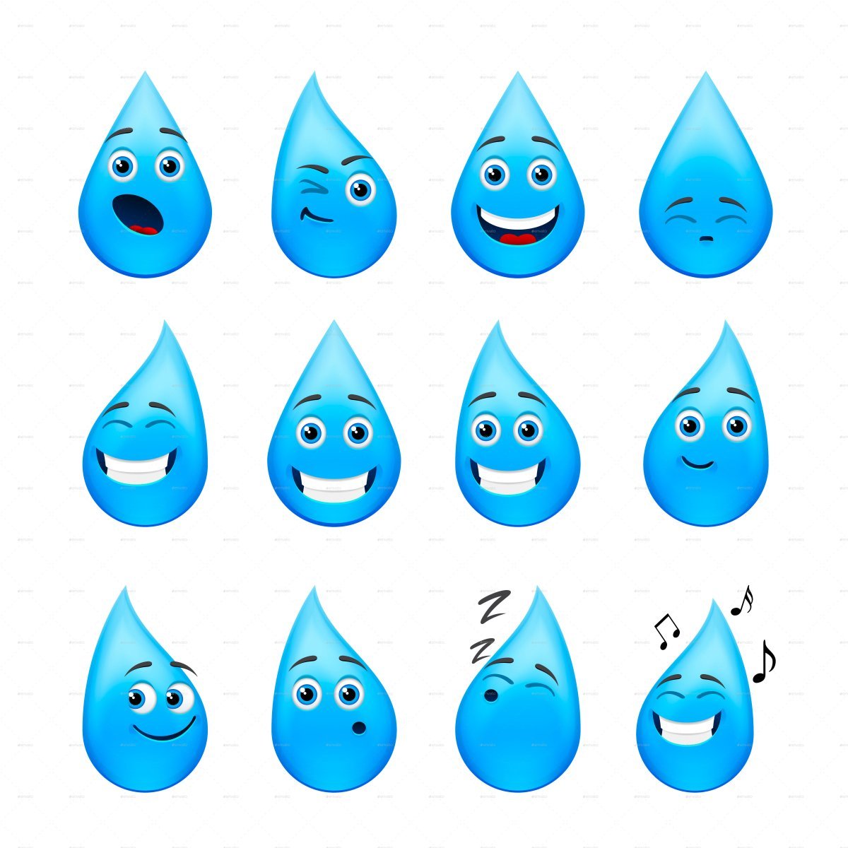 Капельки с эмоциями для детей