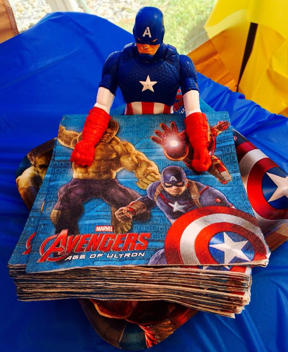 День рождения в стиле Капитан Америка