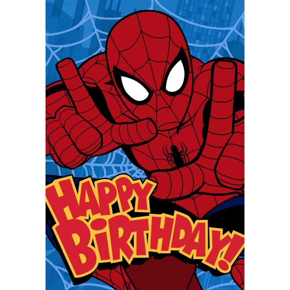 Happy Birthday мальчику Spider man
