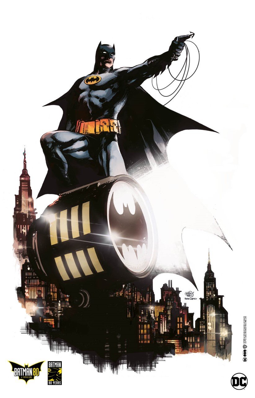 Логотип Бэтмена на белом фоне