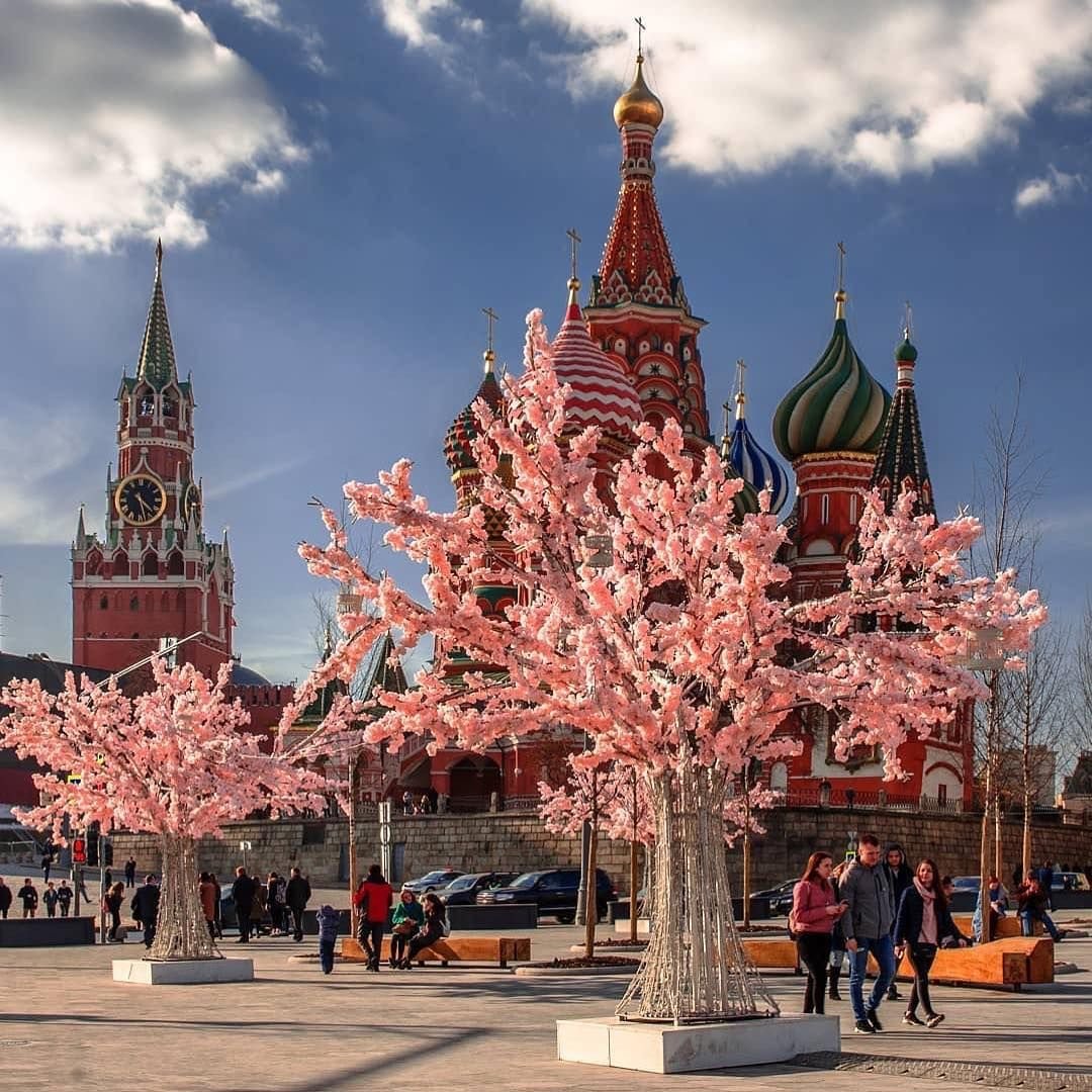 весна в москве картинки