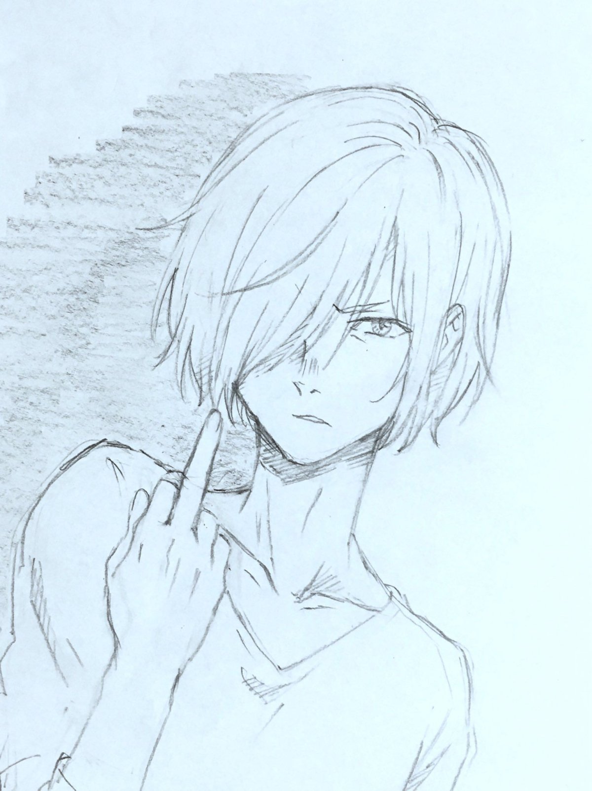 Наброски аниме парней