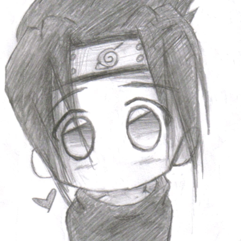 Рисунки карандашом аниме парни