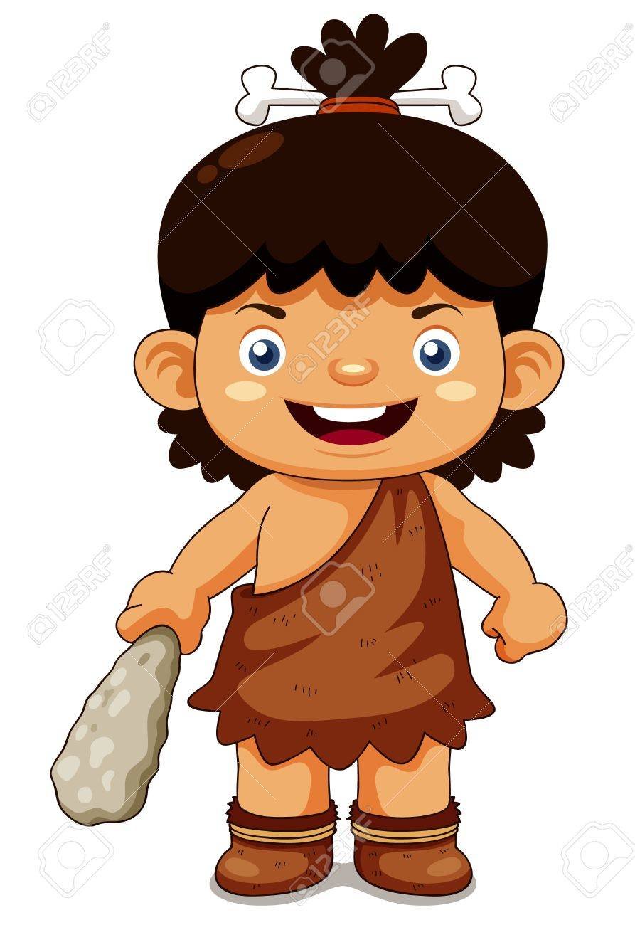 Первобытная девочка