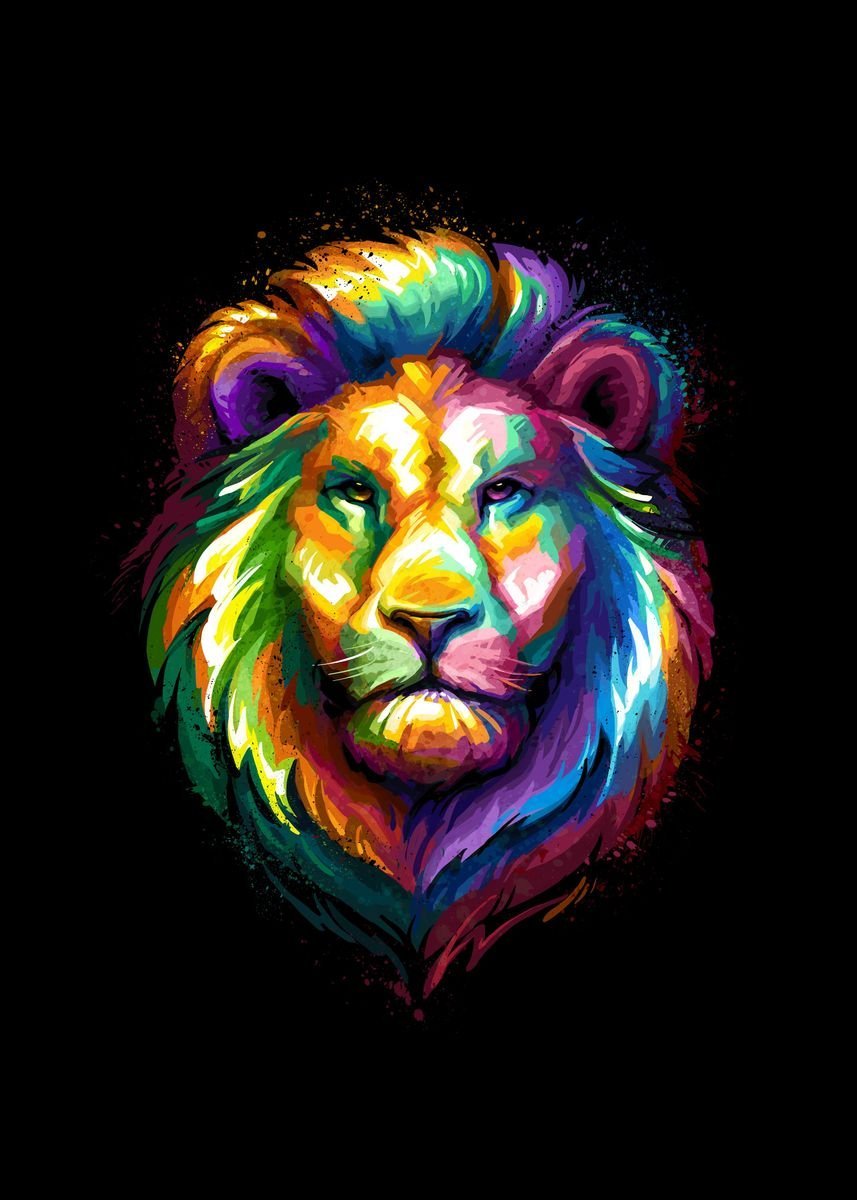 Неоновый Лев