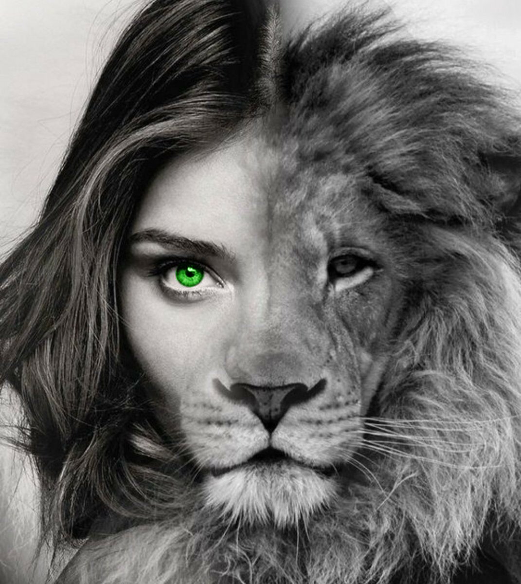 Девушка львица