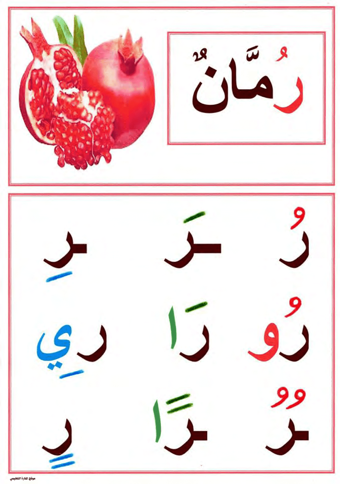 Алфавит арабского языка для детей