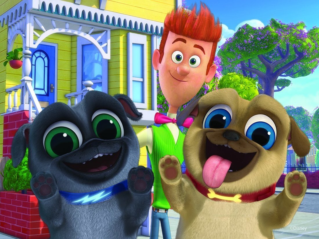 Дружные мопсы Дисней