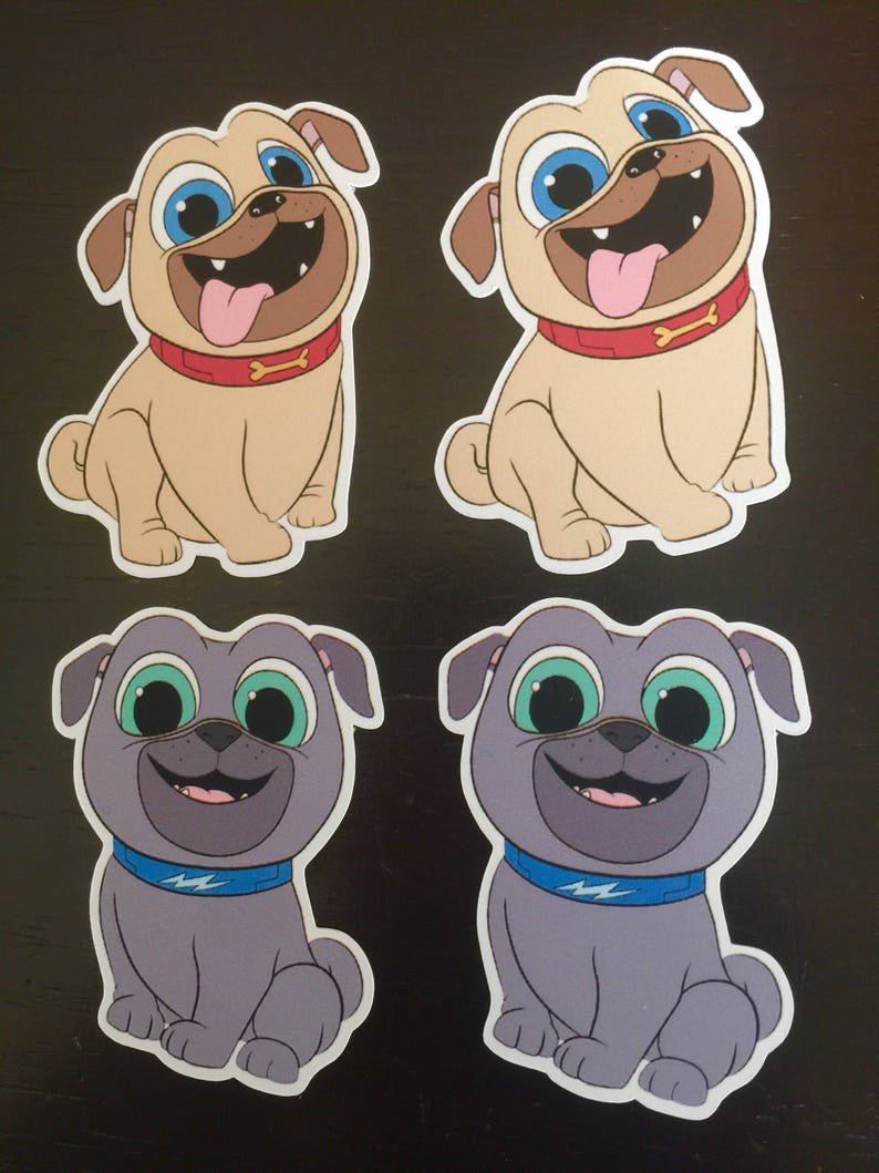 Торт с дружными мопсами пряники