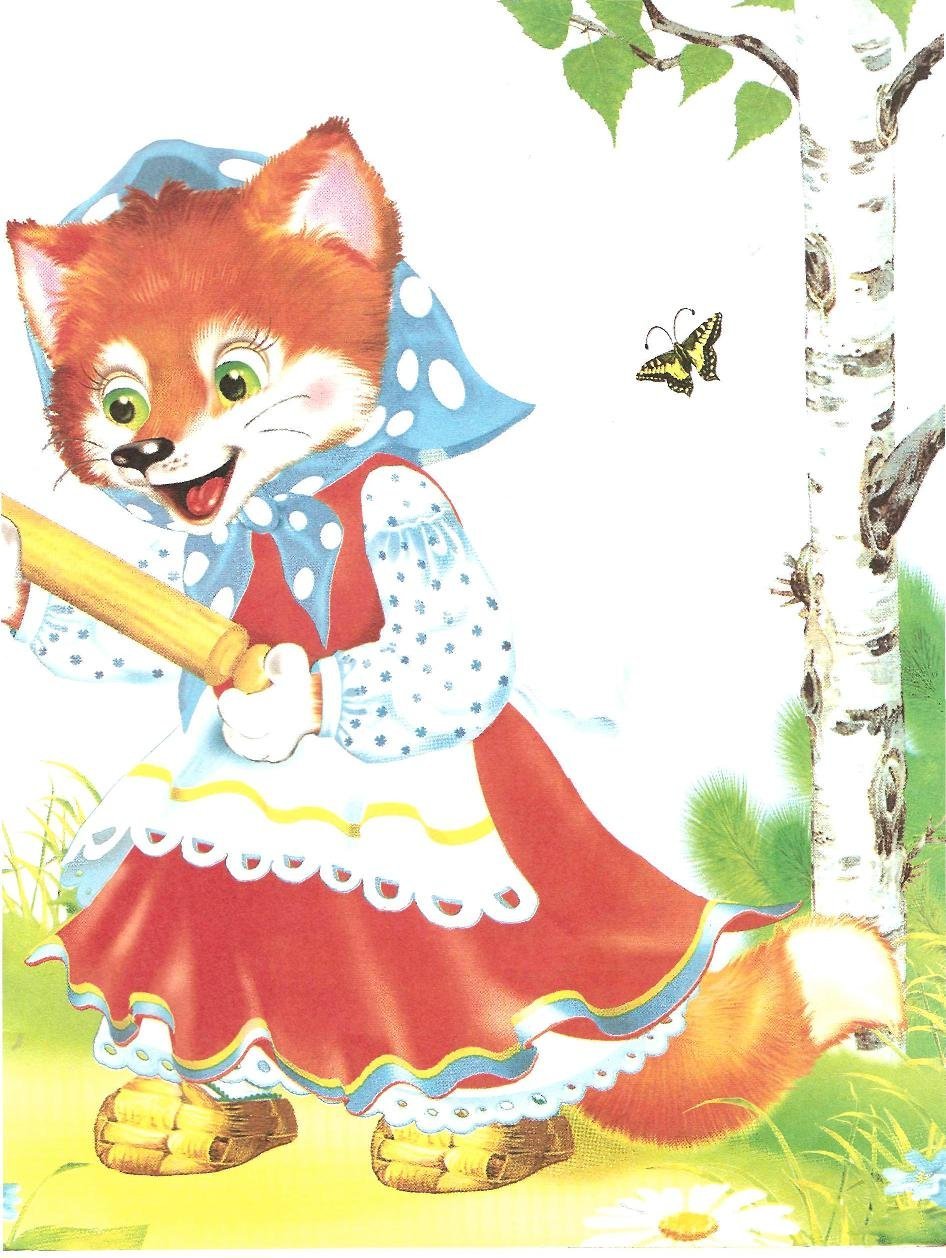 Сказочные герои Теремок для фланелеграфа