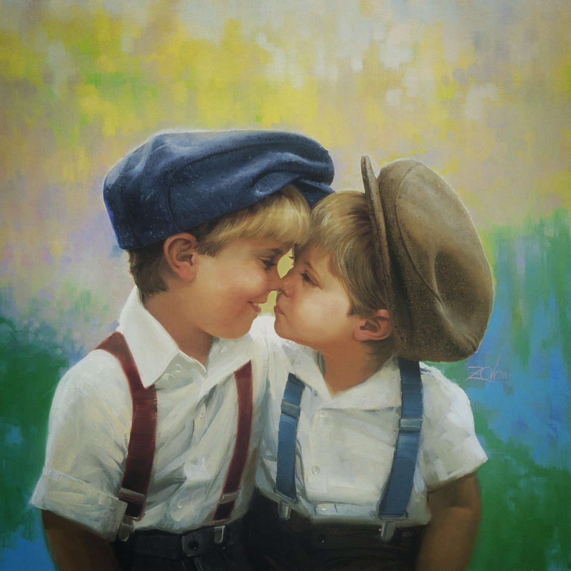 Мальчик и девочка мультяшные