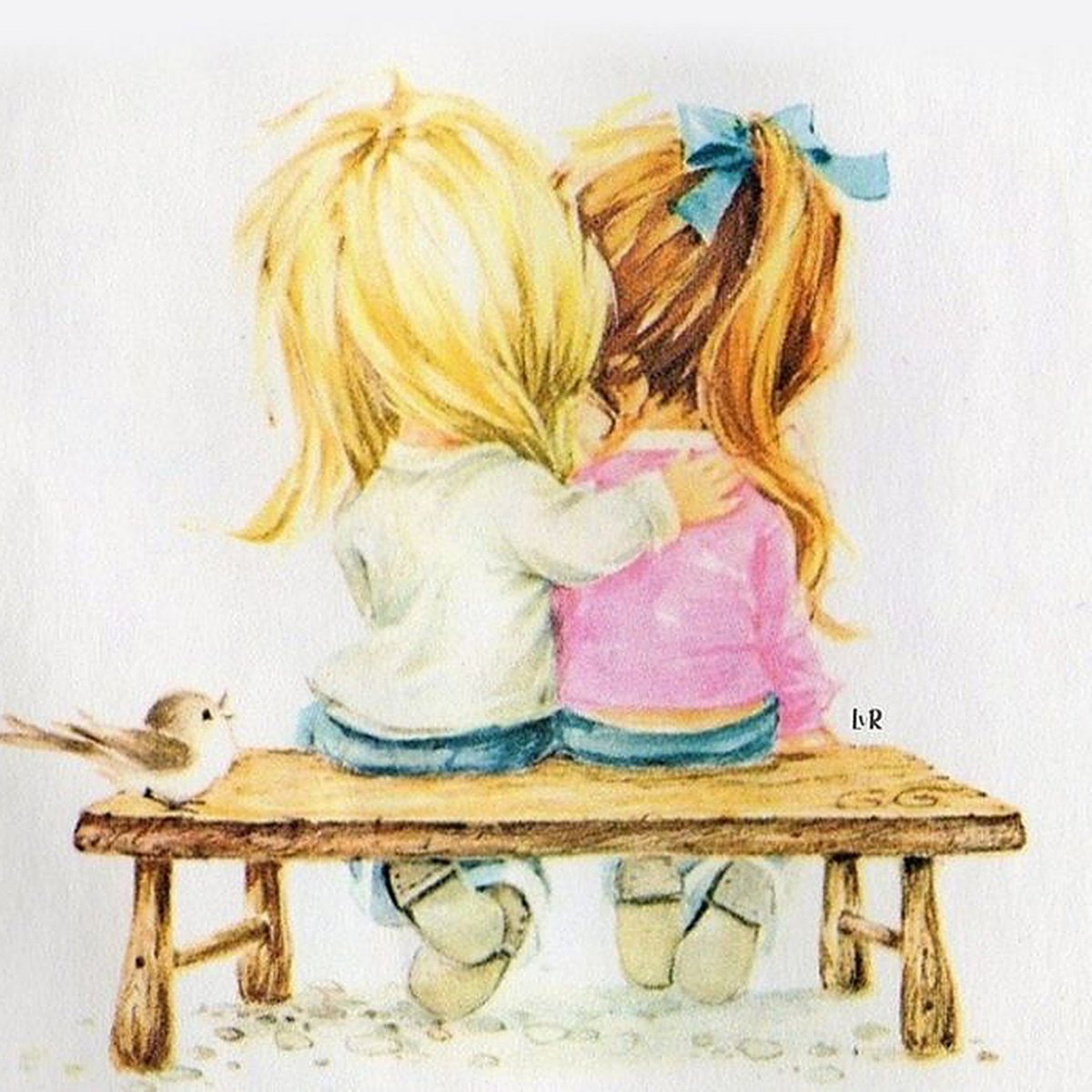 Дружба на прозрачном фоне