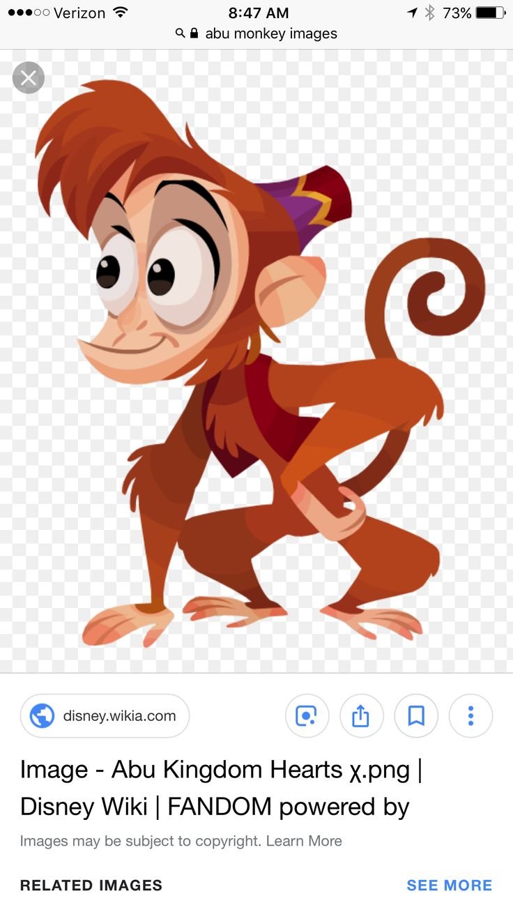 Алладин мартышка Абу