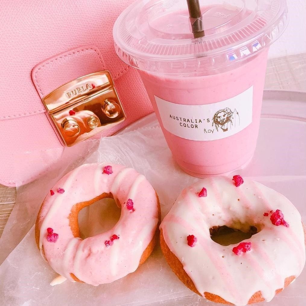 Корейские сладости розовые