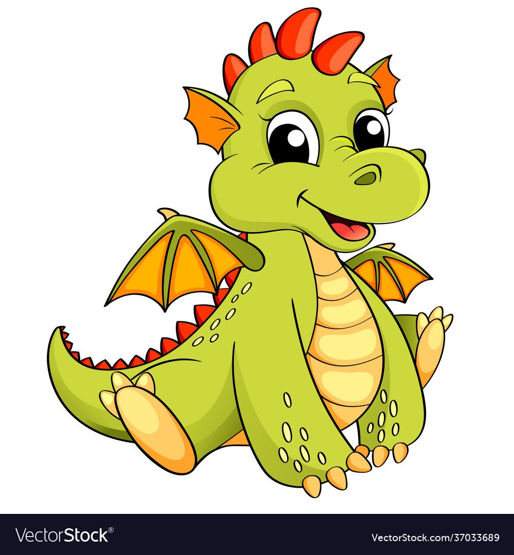 Дракон с маленькими крылышками