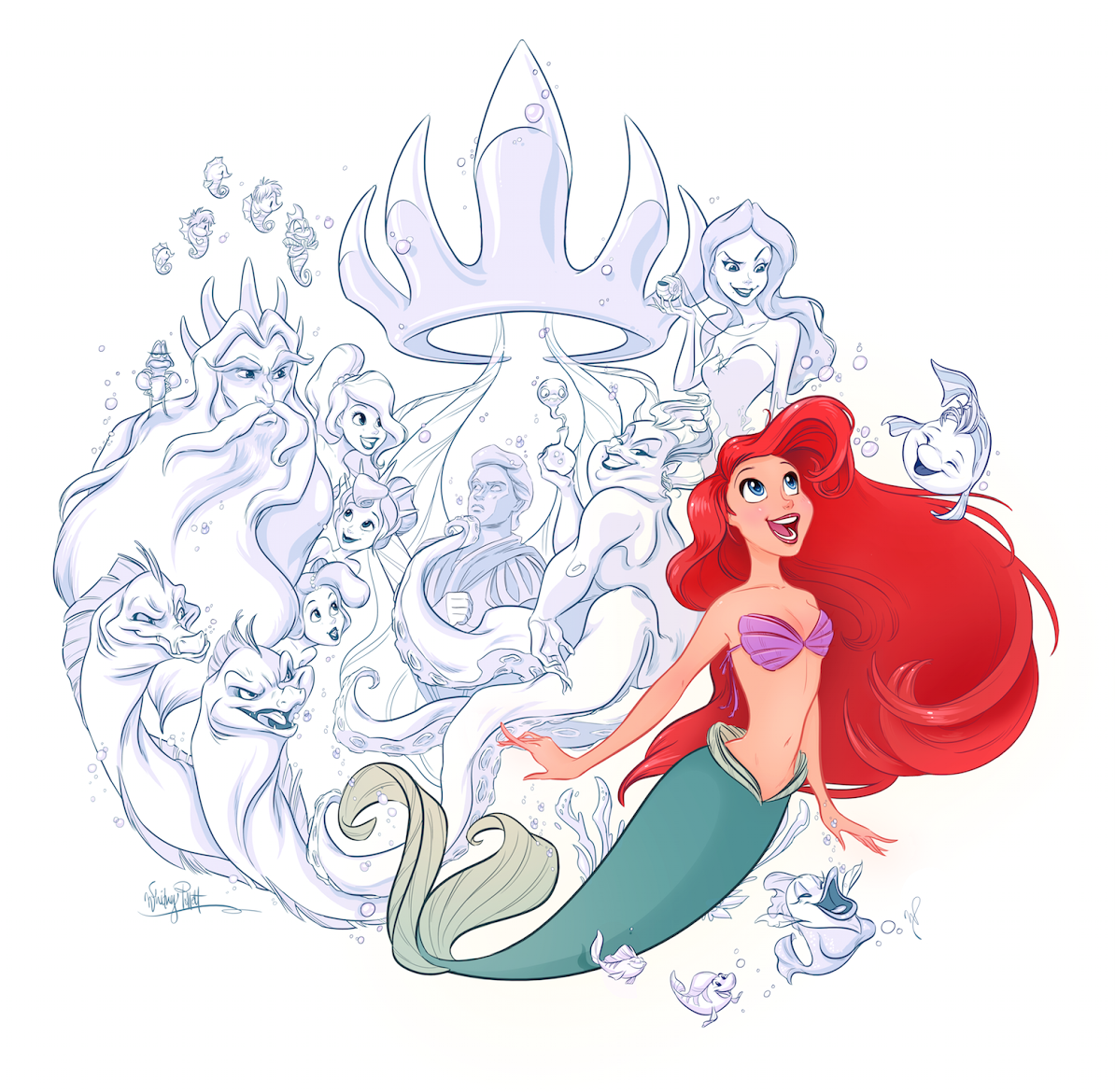 Русалочка Ариэль Дисней