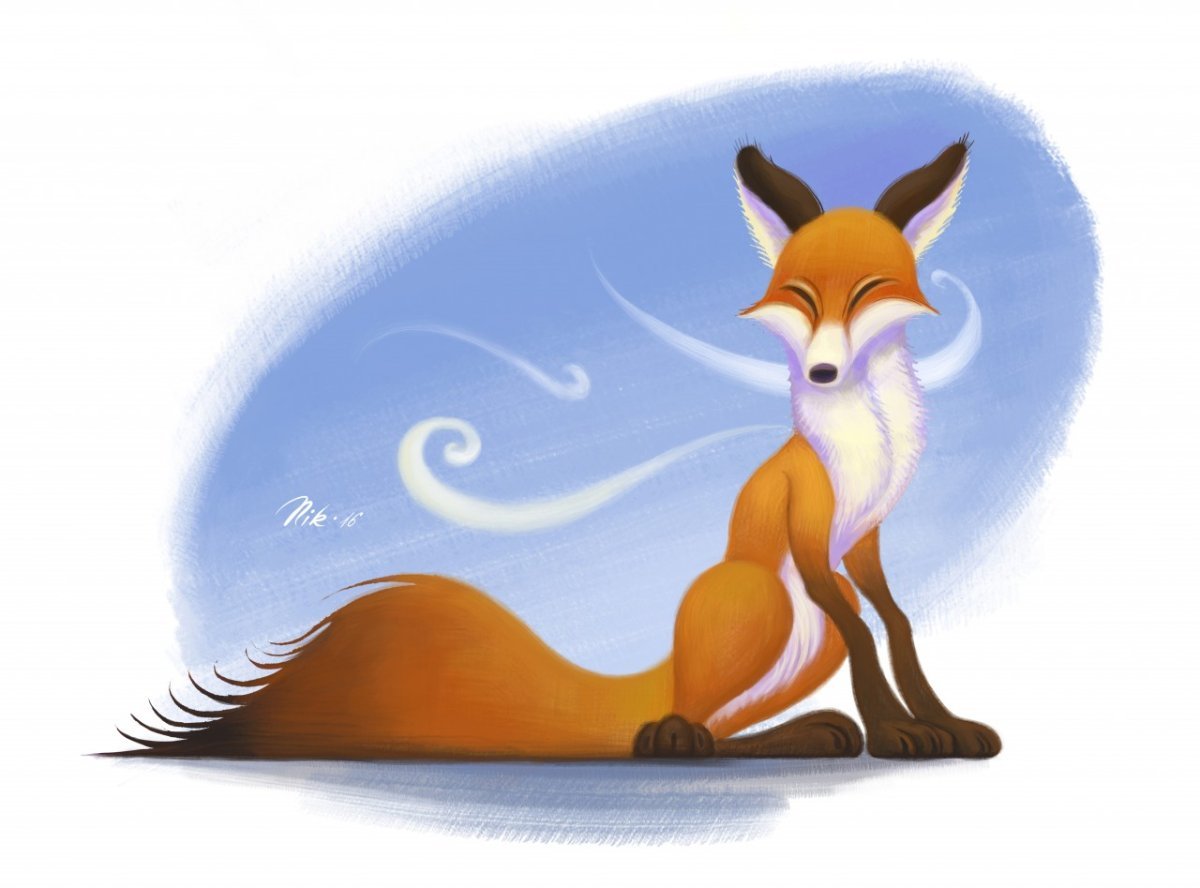 Лис мультяшный