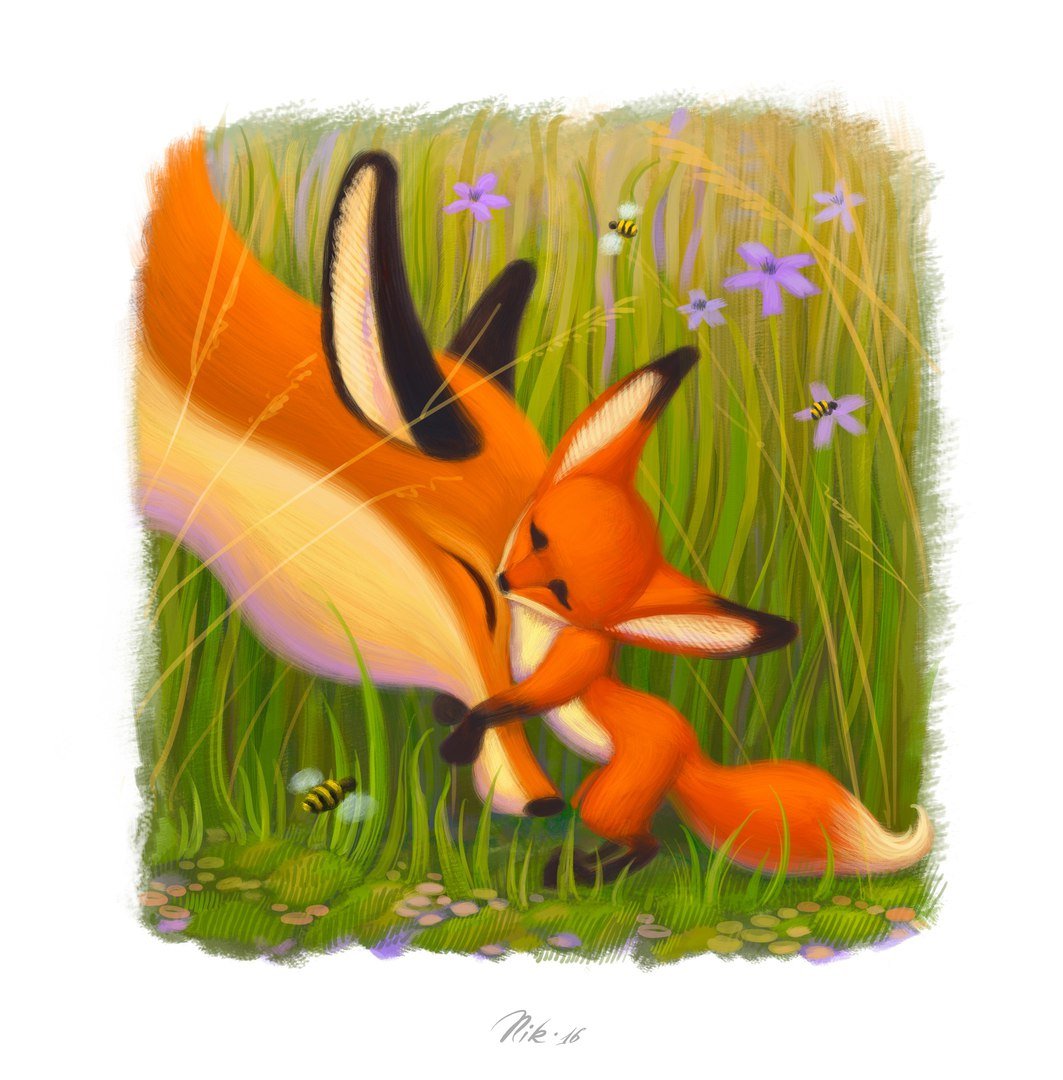 Лиса на Поляне