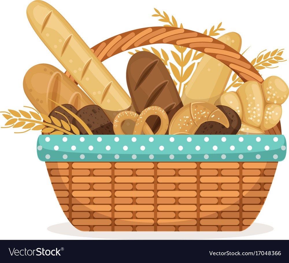 Корзинка с пирожками