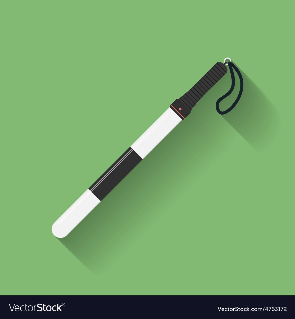 Жезл круглая полосатая палочка