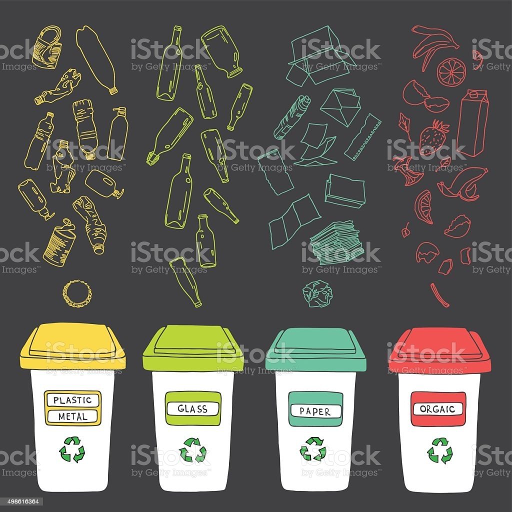 Перерабатывать пластик, стекло, бумагу