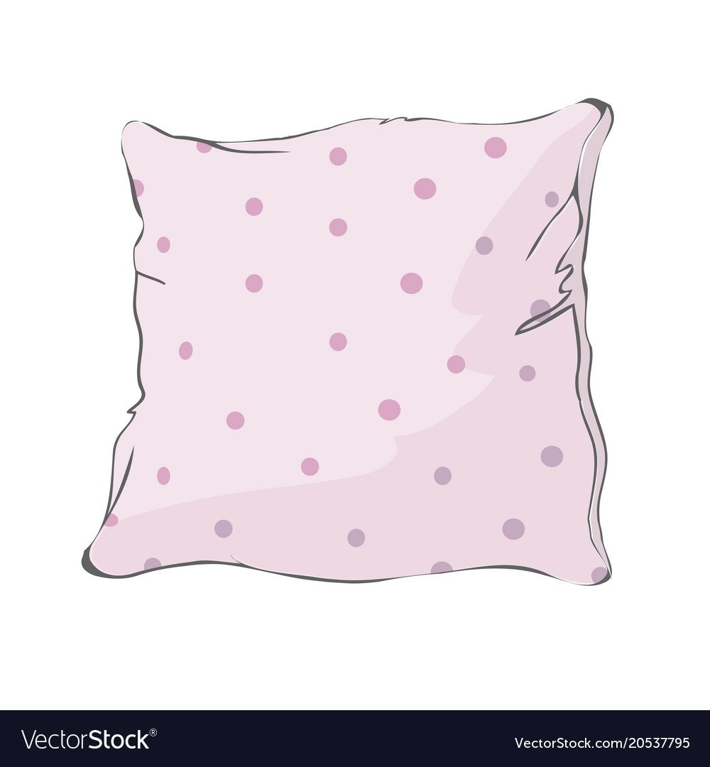 Мультяшные подушки разноцветные