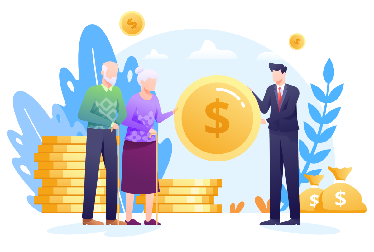 Векторные иллюстрации Pension