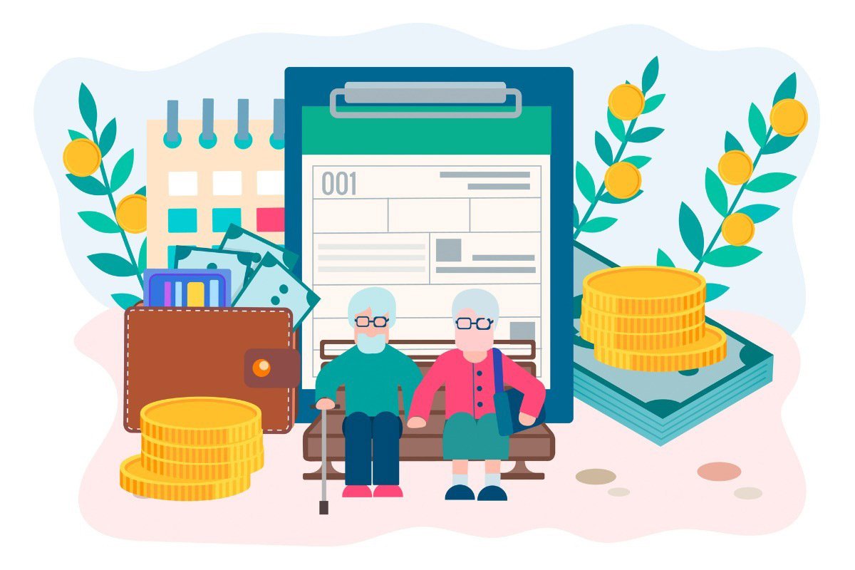 Социальное обеспечение пенсионеров рисунок