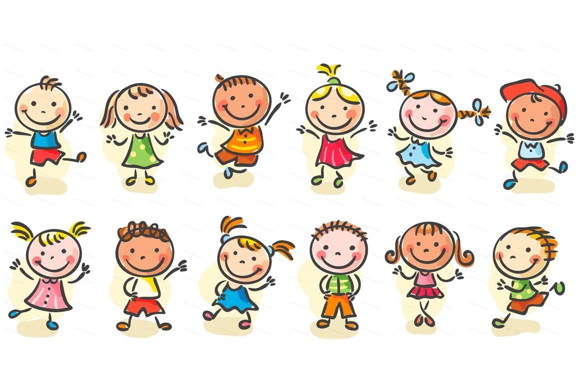 Веселый человечек для детей