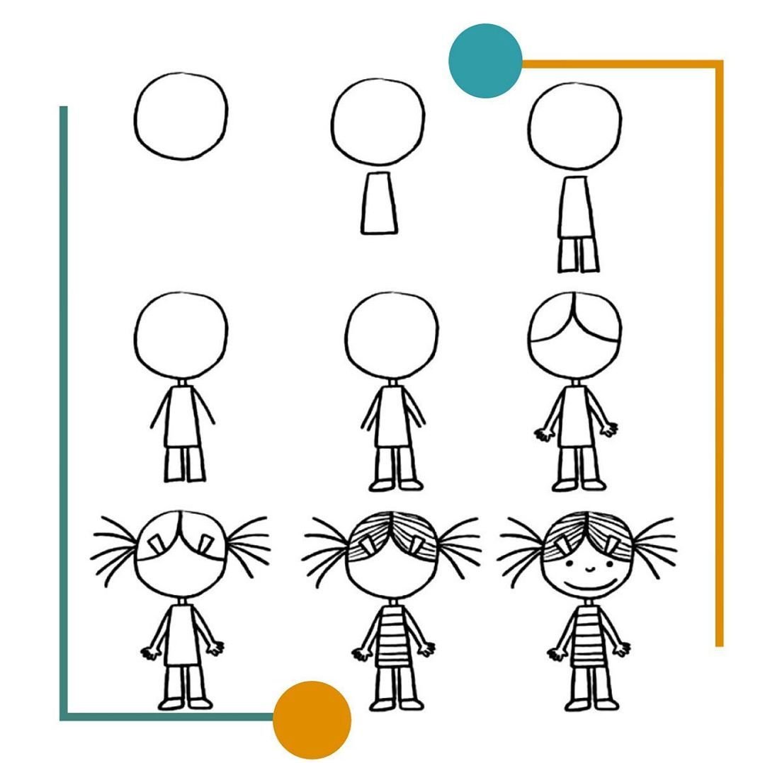 Цифры человечки