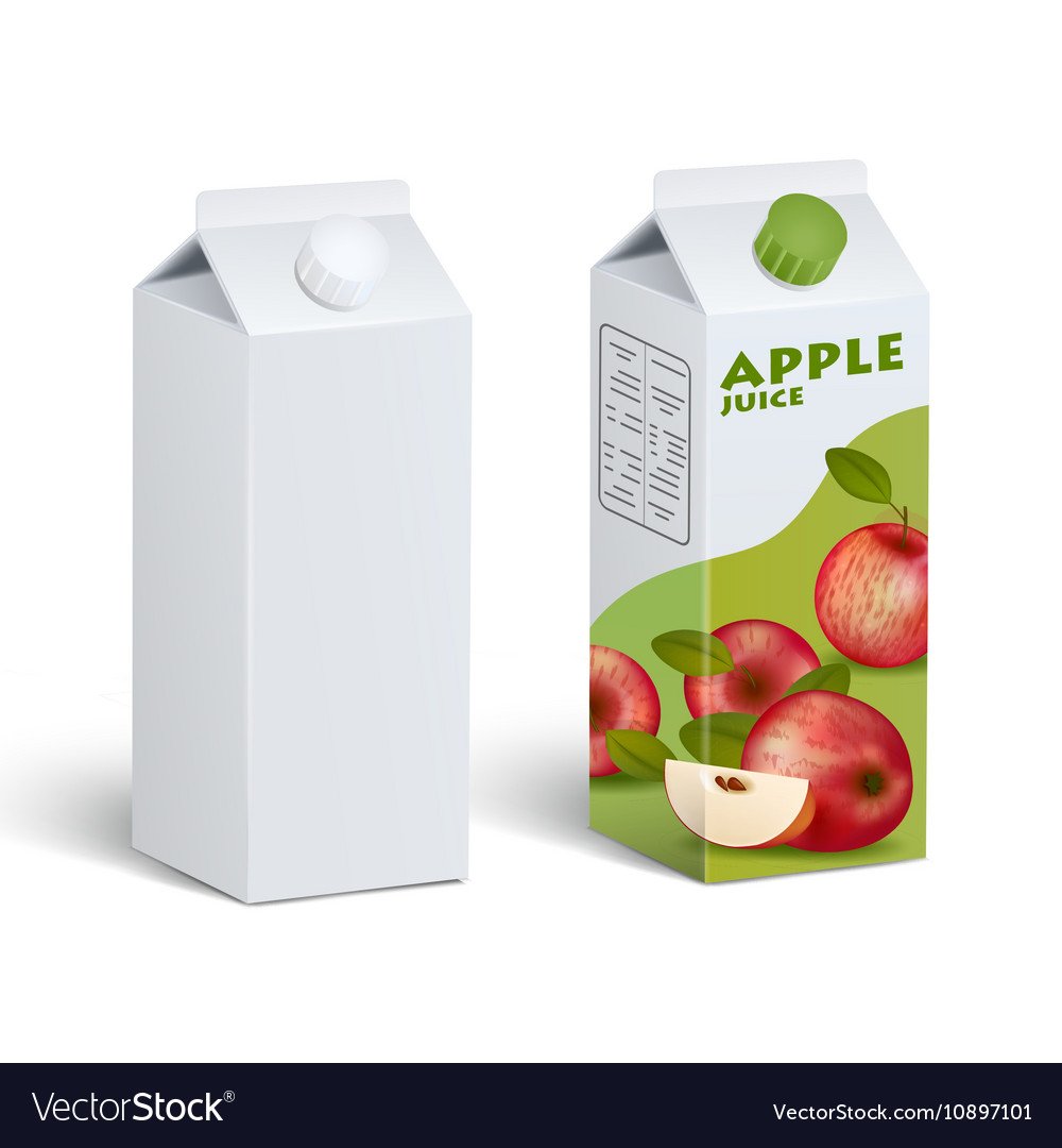 Картонные коробки для сока