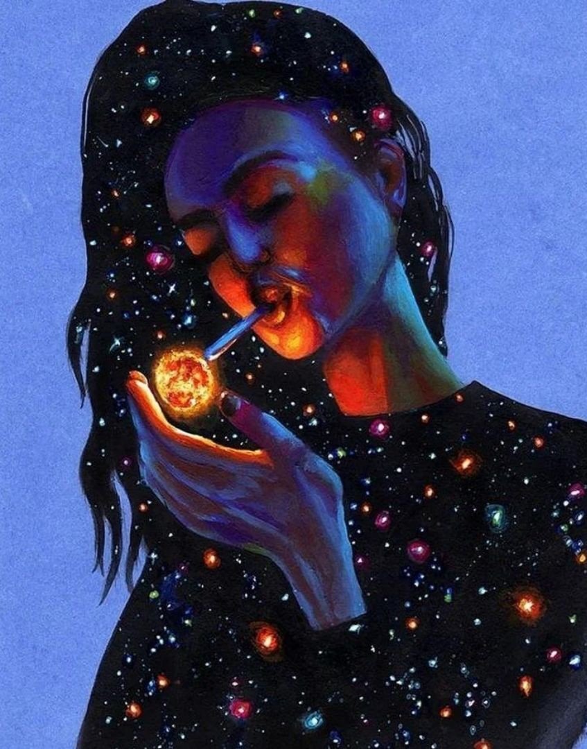 Космическая девушка