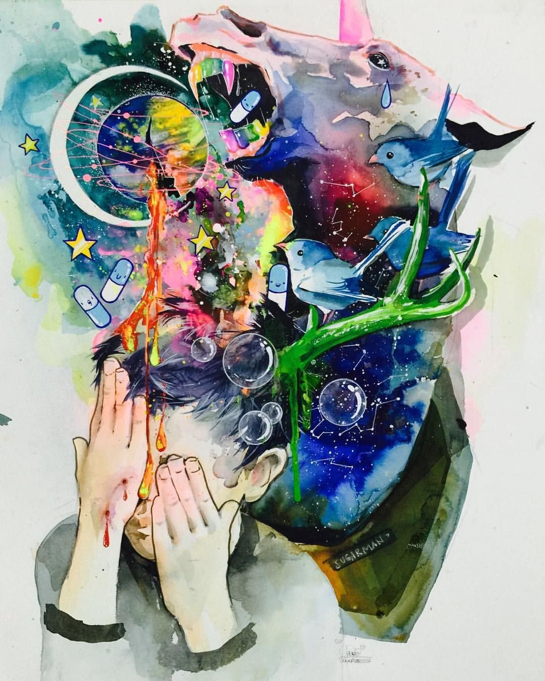 Фантазия в голове