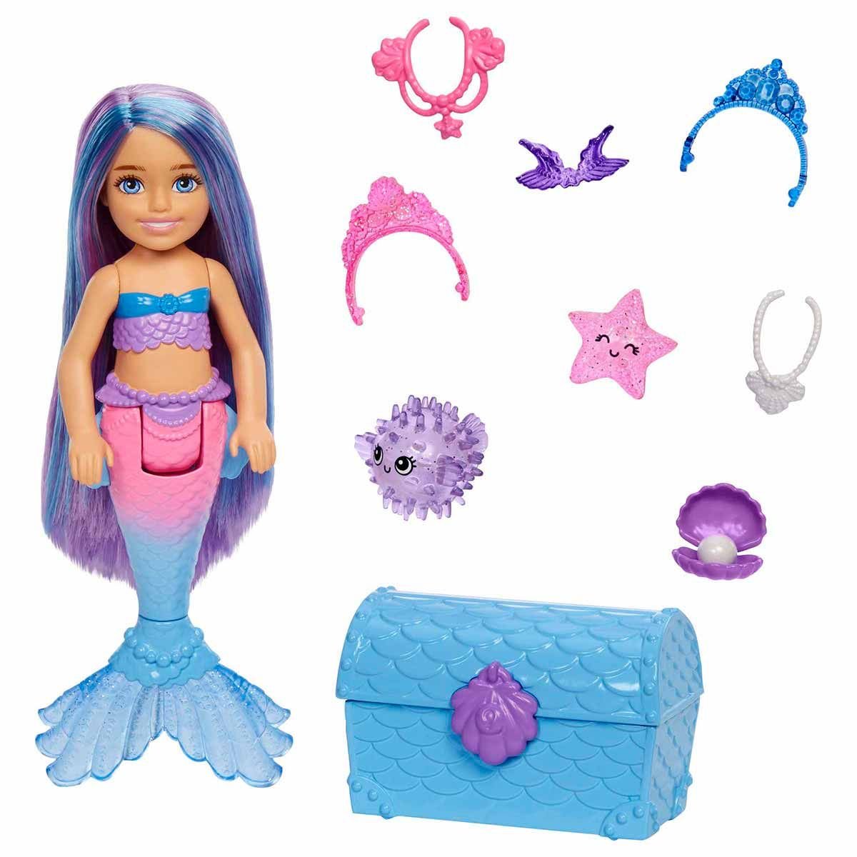 Кукла-сюрприз Barbie Color Reveal Rainbow Mermaid Series, hcc46