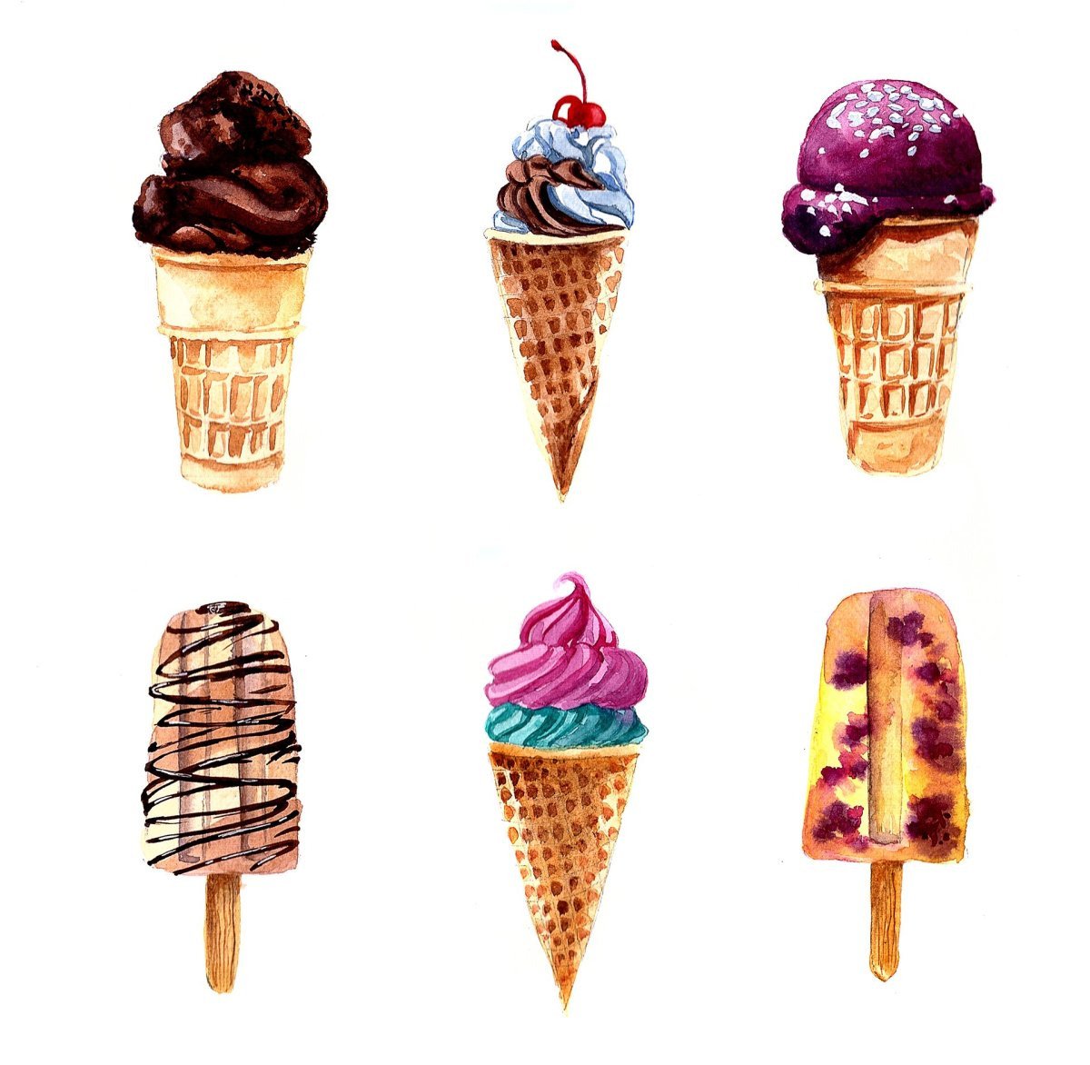 Рисунок мороженого