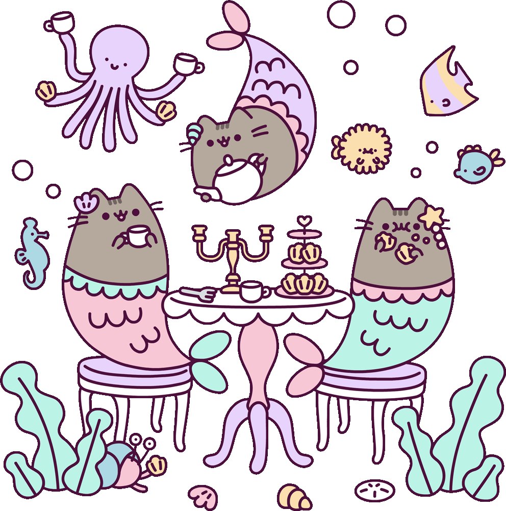 Кавай кот Пушин