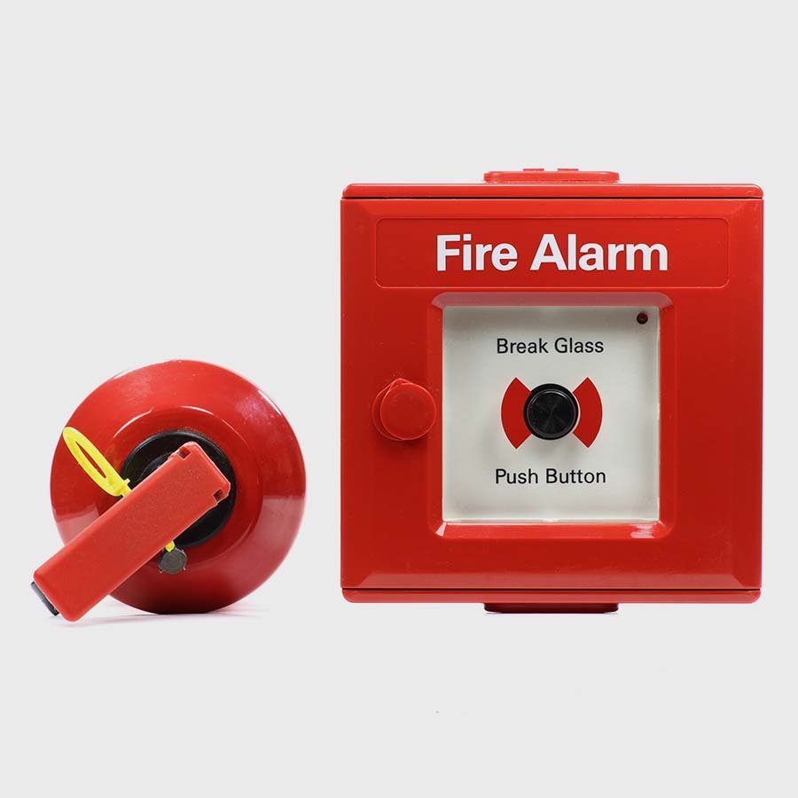 Кнопка пожарной сигнализации встраиваемая