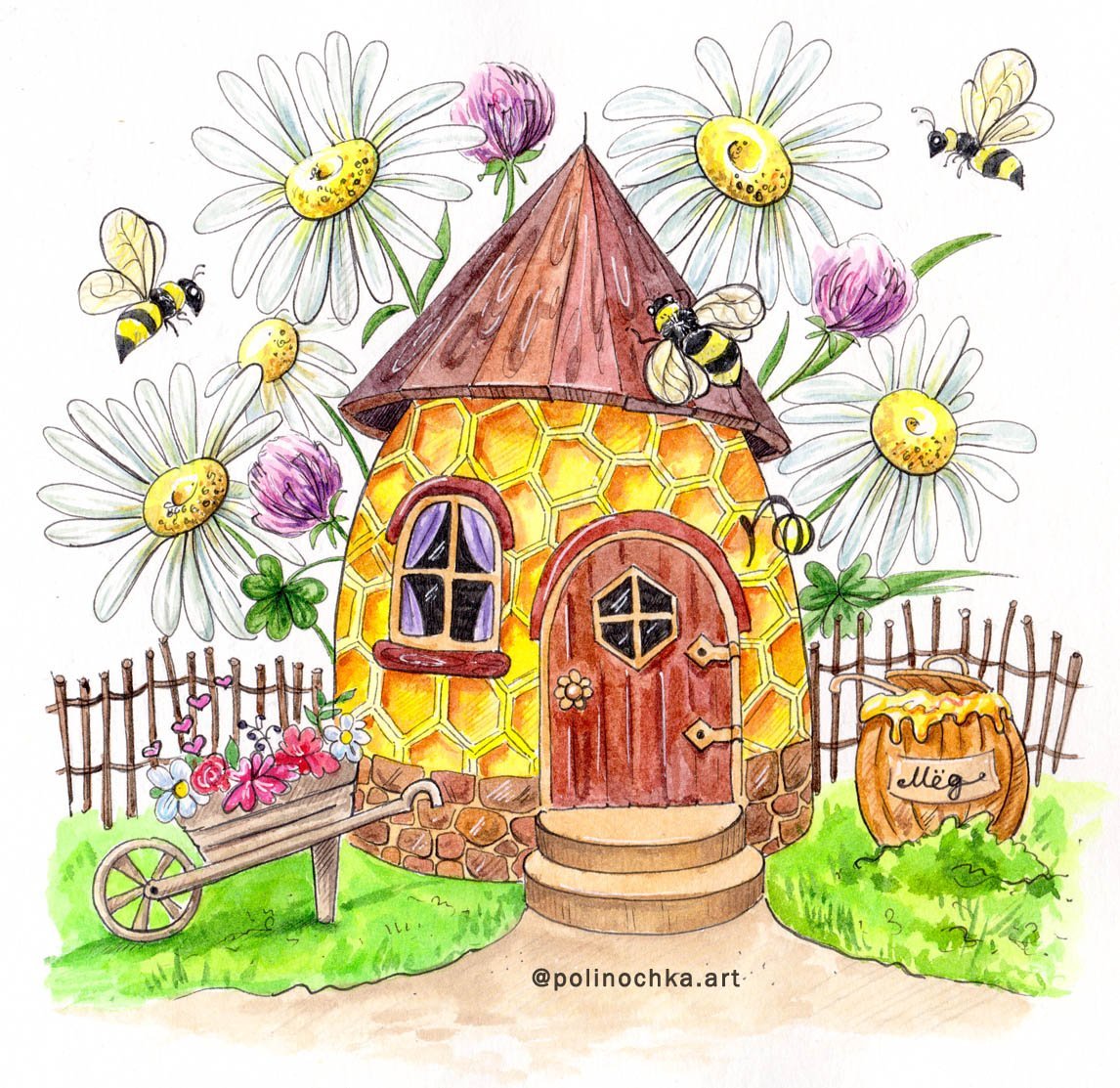 Осень Сказочная деревня