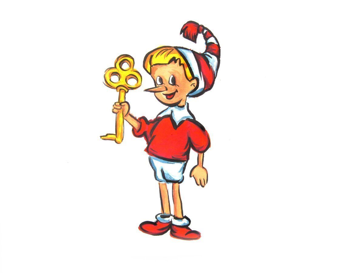 Л толстой приключения Буратино или золотой ключик иллюстрации