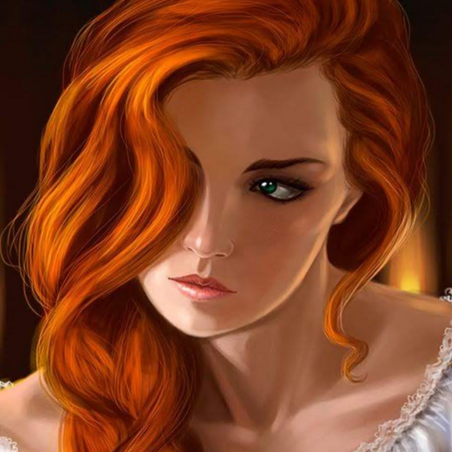 Рыжая ведьма с голубыми глазами