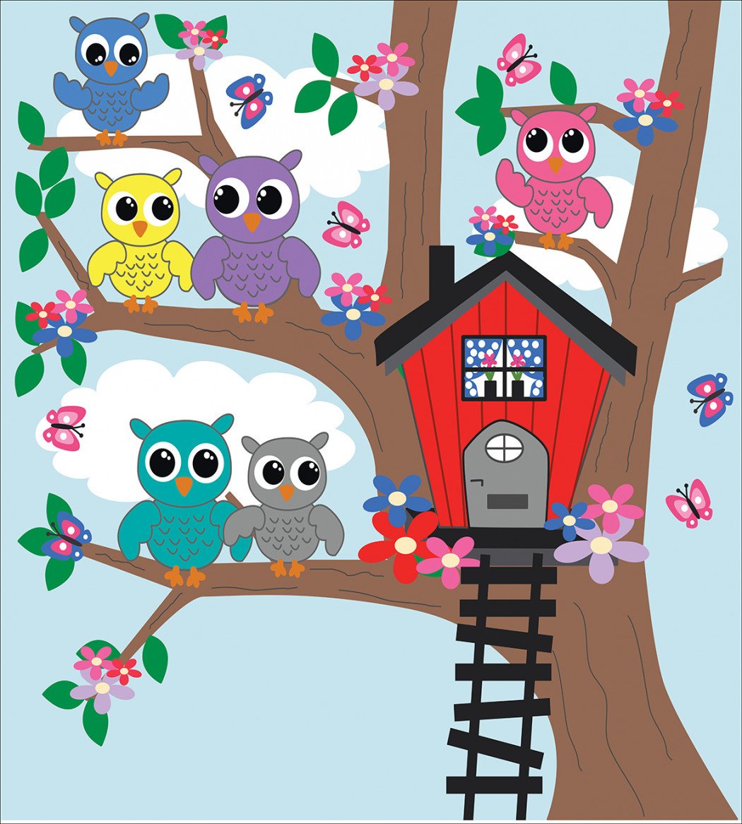 Сова в дупле