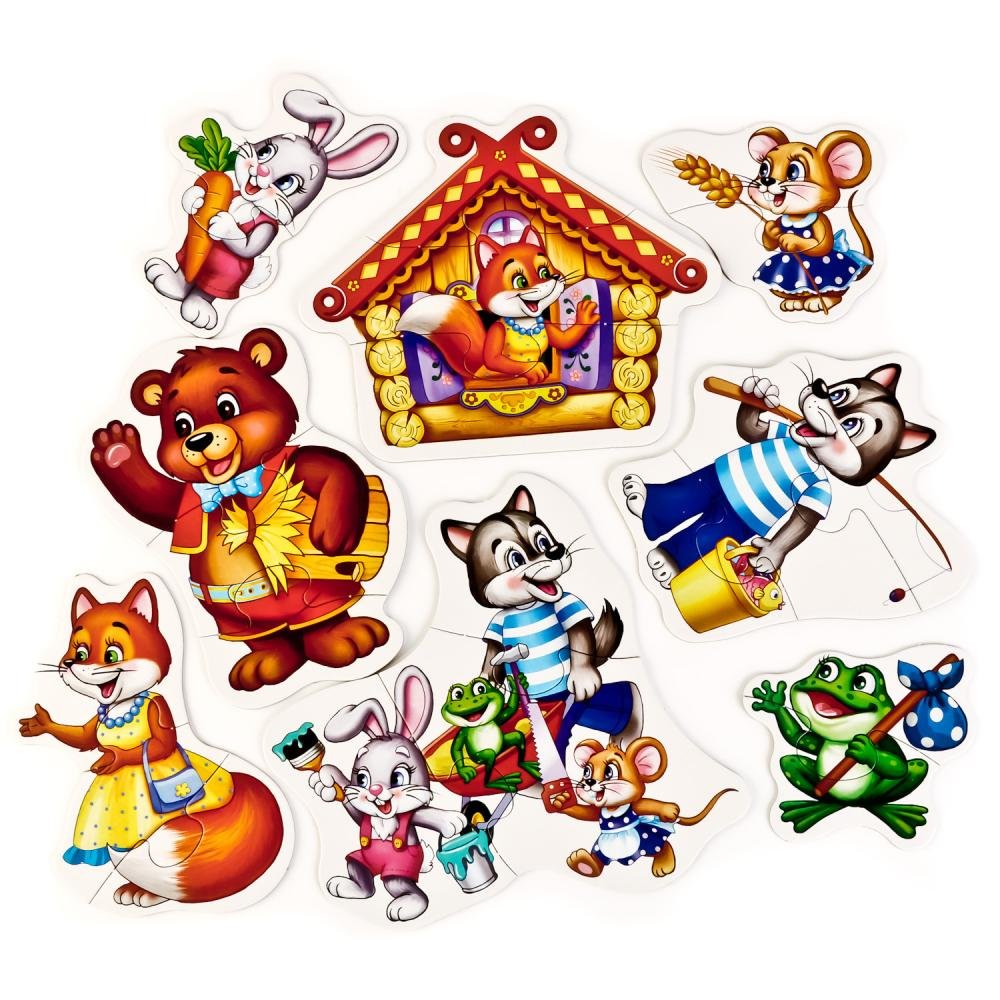 Теремок персонажи для кукольного театра