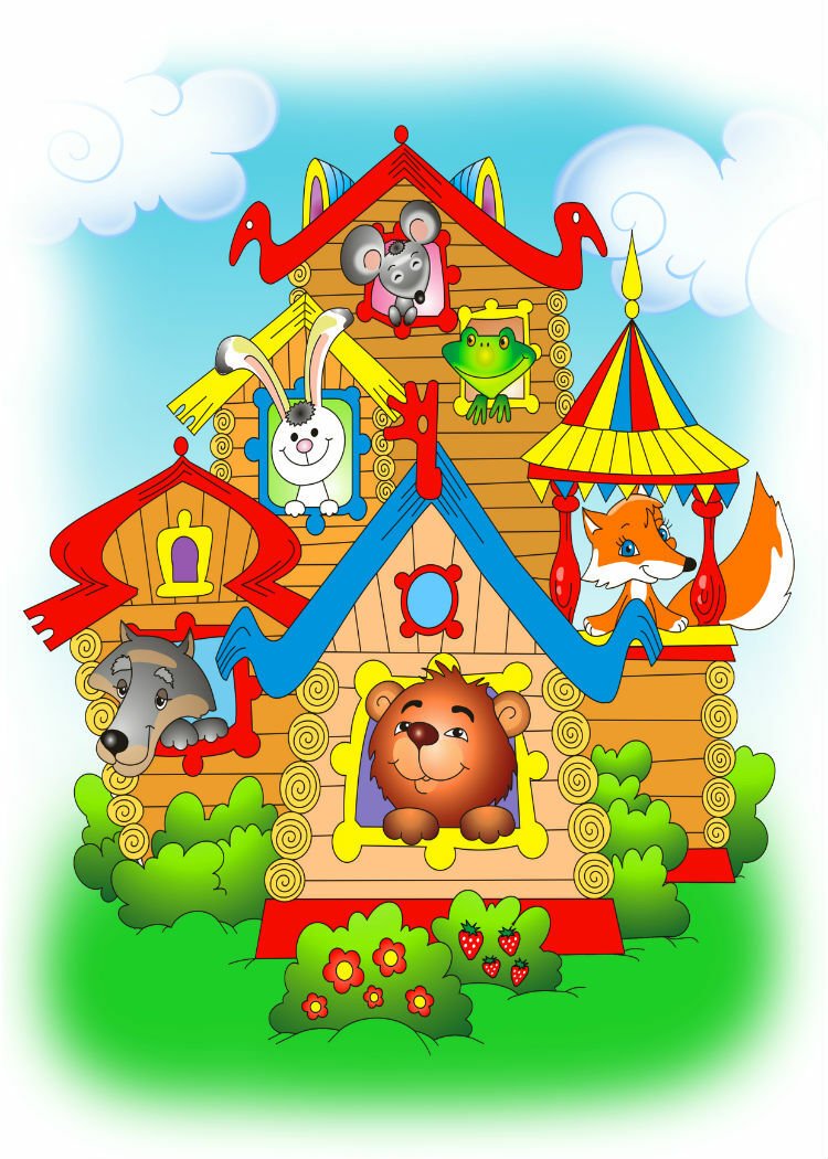 Стенд Теремок для детского сада