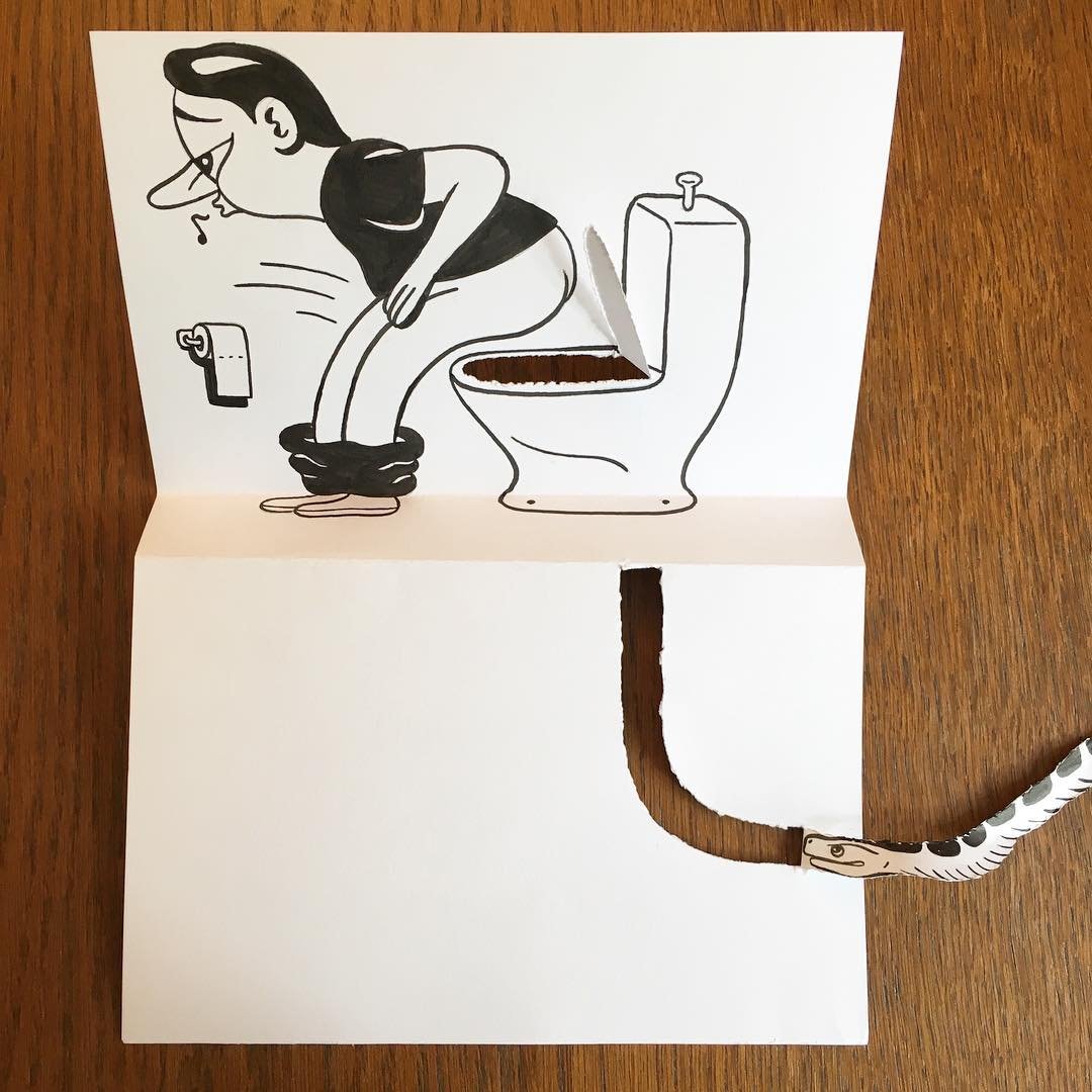 Оригинальные смешные рисунки