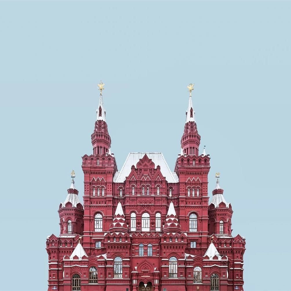 Исторический музей в Москве рисунок